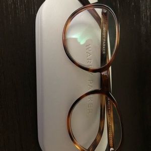 Warby Parker glasses clear glass glasses